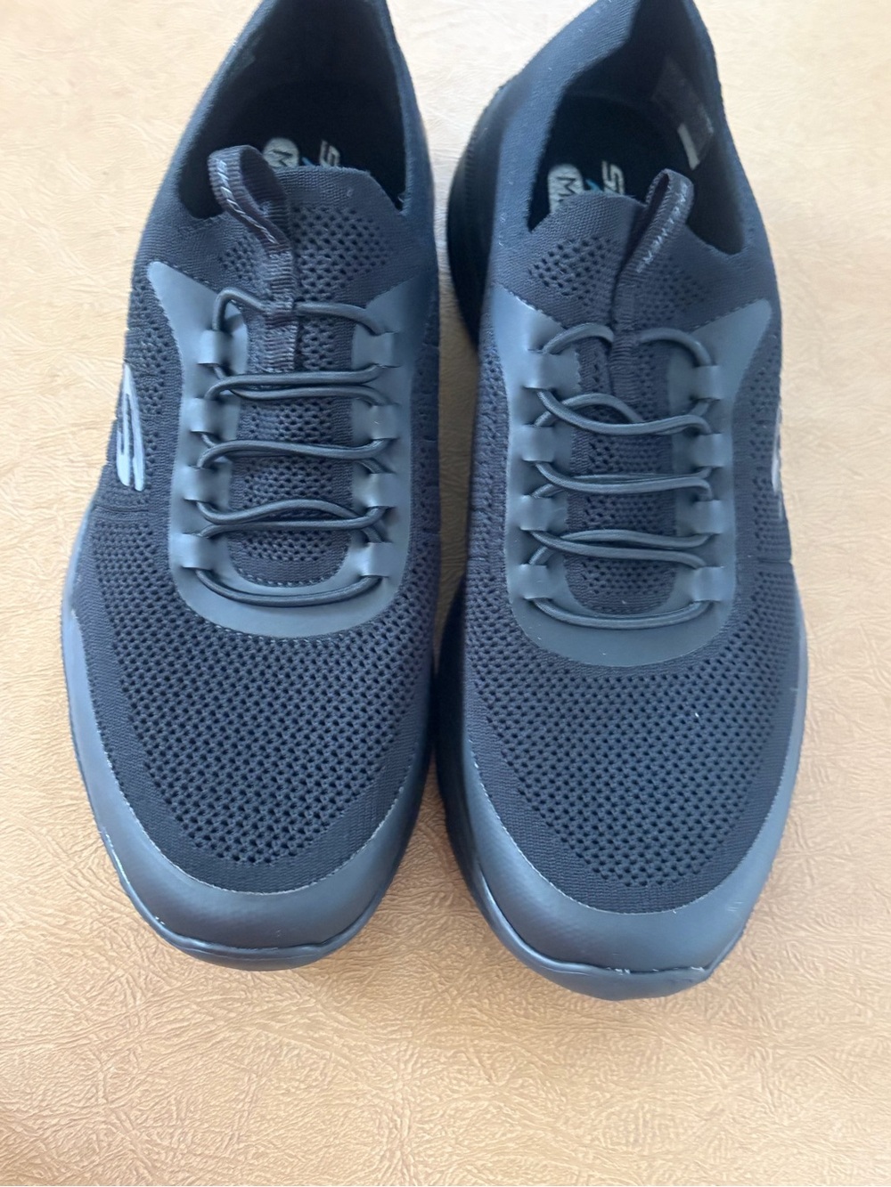 Skechers Men's All-Black Slip-On Athletic Sneakers